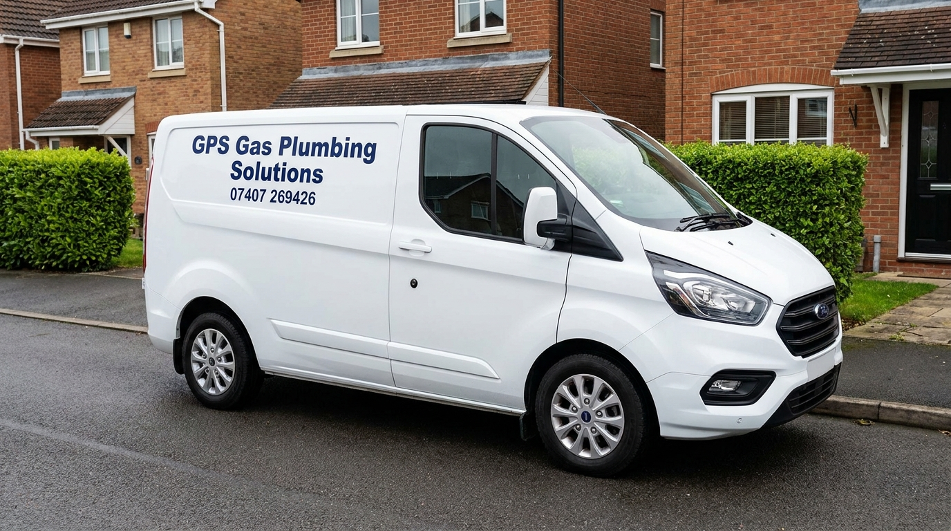 GPS Gas Plumbing Solutions branded work van